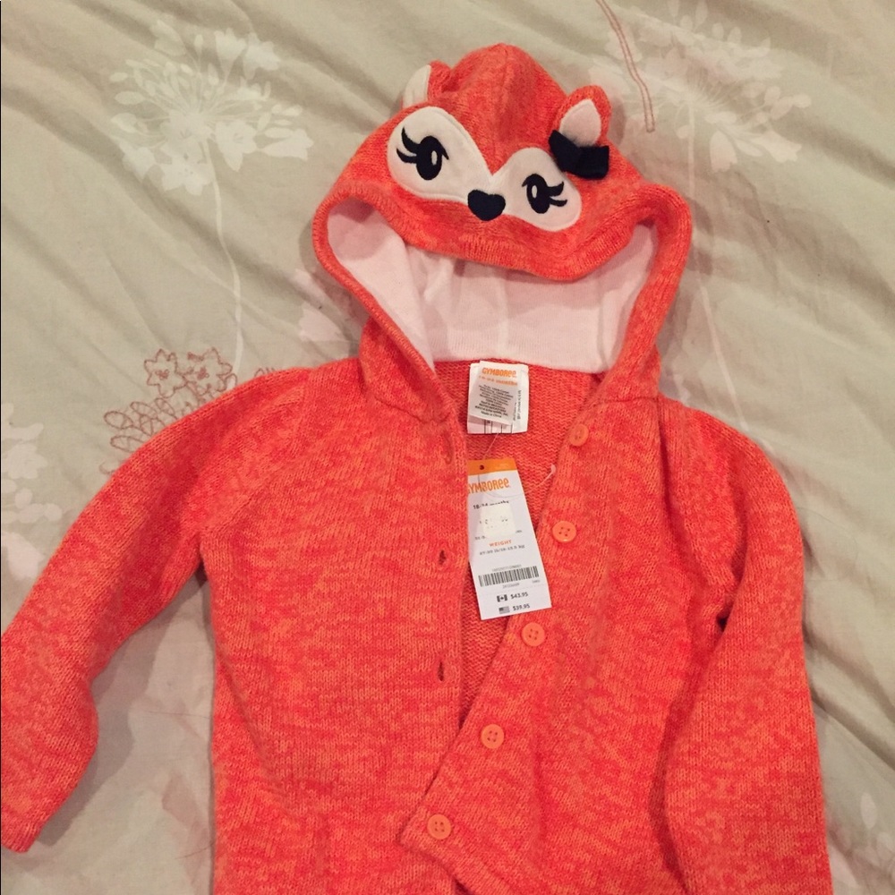 Gymboree Girl Toddler Fox Sweater (18-24 mo)